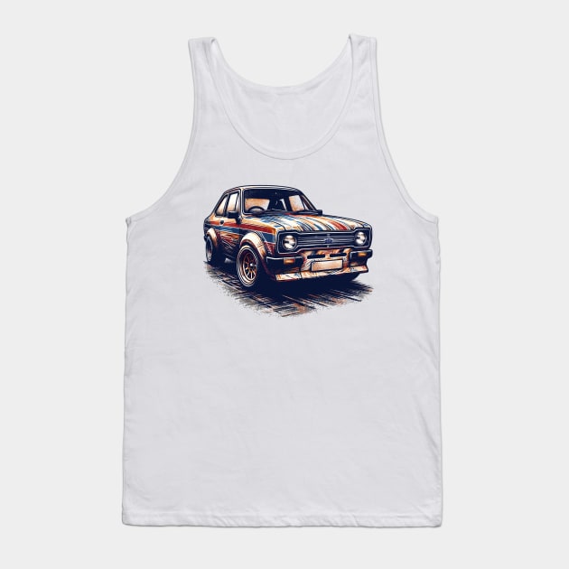 Ford Escort Tank Top by Vehicles-Art